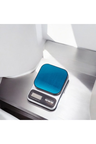 OEM Cântar digital de bucătărie 10 kg, culoare argintie