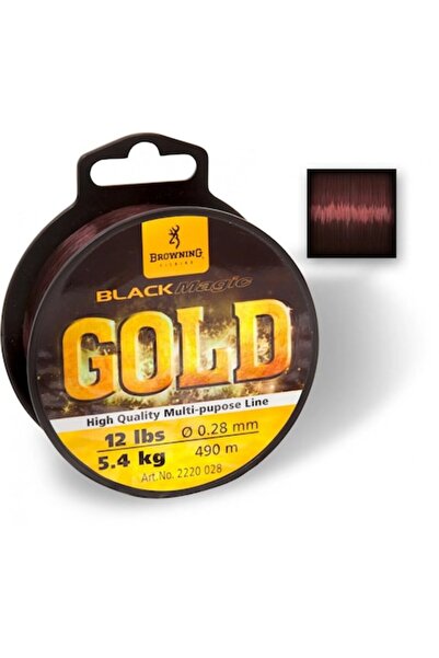 Mimteam Browning Black Magic Gold Mono Line, Monofilament 0.19 mm, 680 m