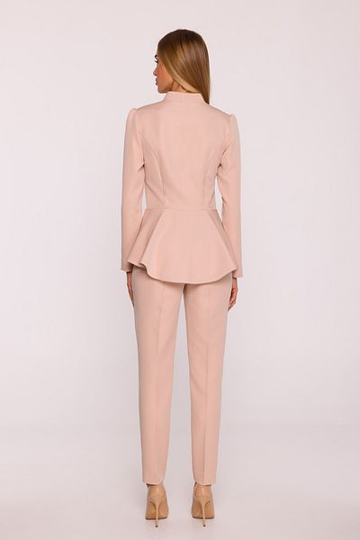 Made of Emotion Peplum jumpsuit with long sleeves