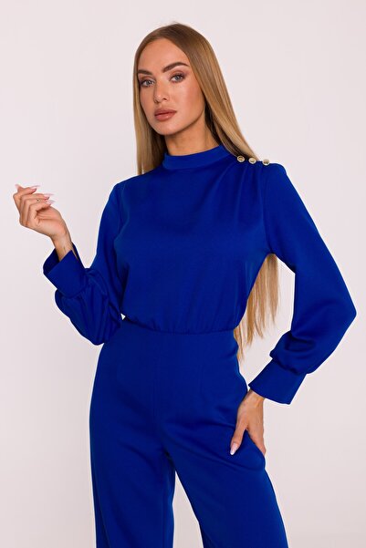 Made of Emotion Salopetă cu guler tip stand-up și pantaloni largi