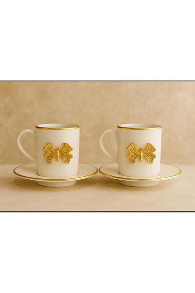 decovien 2-Piece Porcelain Coffee Cup Set