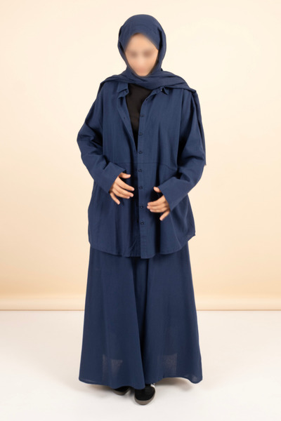 Vauva Elegant and Comfortable Hijab Bottom Top Set Seasonal, Modern Cut