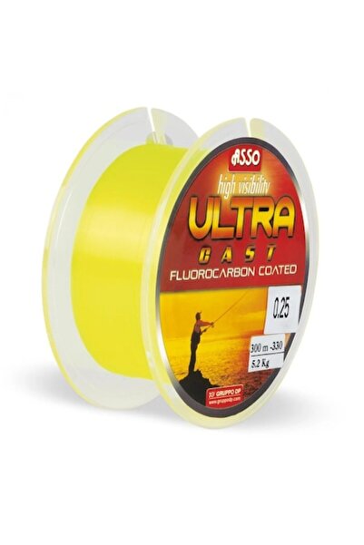 Mimteam Monofilament Asso Ultra Cast Galben Fluorescent, 150m, Diametru 0.18m...