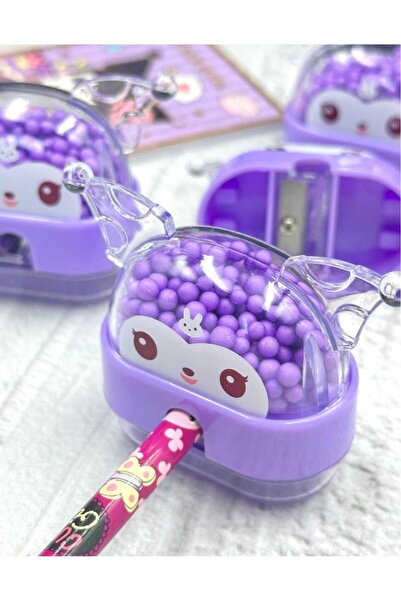 ÇEÇEN HOME (1 Pcs) Kuromi Figured Pencil Sharpener, Kuromi School Pencil Shar...