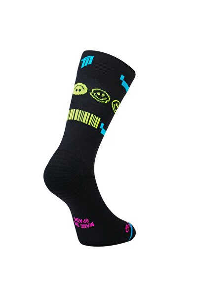 80'S NIGHT BLACK-SPORCKS KOŞU ÇORABI