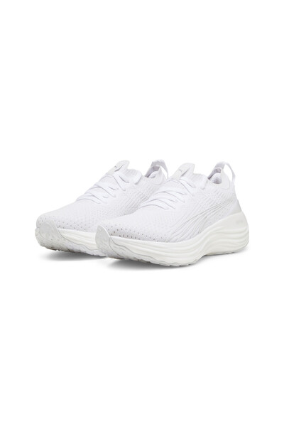Puma Womens ForeverRun NITRO Knit Running Shoes - White