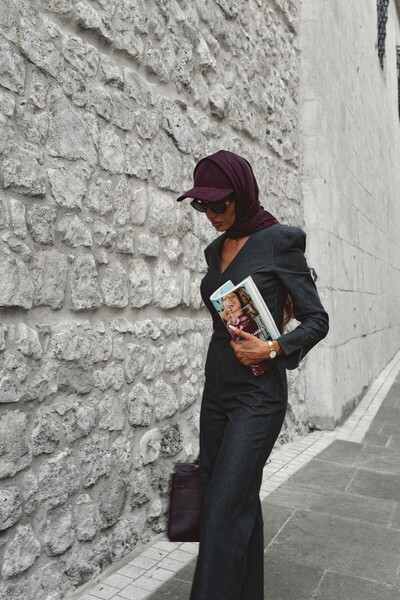 Made of Emotion Jumpsuit with wide trousers and long sleeves
