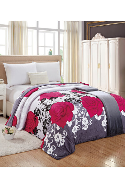 Moon Single Size Floral Throw Blanket All Season Flannel Blanket For Couch Bed And Sofa 150X200 cm G90