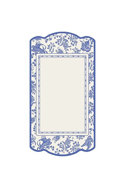 Hester & Cook Carte de masă Blue Regal Peacock - Pachet de 12