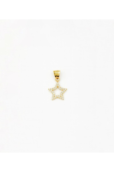 Fil kuyumculuk Yıldız Işıltısı – Minimal Kolye Ucu
