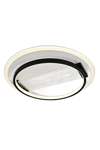 LED CONCEPT LED chandelier with 3 light types and remote control, 102W, dimmable, black with white