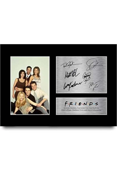 Emoda home Trove هدايا الأصدقاء A4 صورة مطبوع موقعة بخط اليد لجوي تشاندلر روس فيبي راشيل مؤطرة