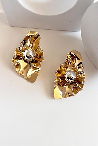 New Obsessions Amorf kadın Küpe