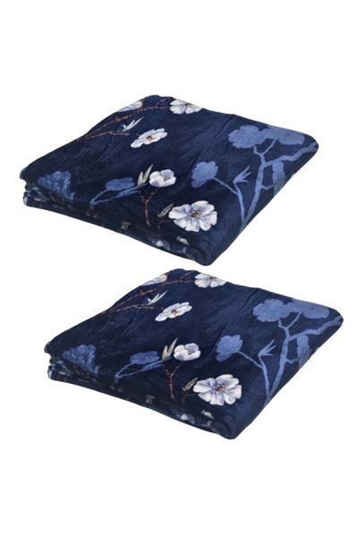 smart home 2-Piece Blanket Set - Soft Polyester Lightweight Blanket - Warm Lightweight Blanket, Large 240x220cm