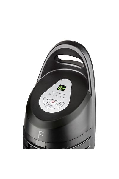 Fakir Hausgeräte Ανεμιστήρας πύργου Fakir TVL 90 BS, 3+1 ταχύτητες, 90W, Τηλεχειριστήριο, Θερμόμετρο, Ψηφιακή οθόνη, Χρονοδιακόπτης