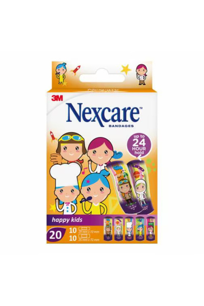 3M Nexcare Professional Kids Plasters – 20 Strips (N0920PR)