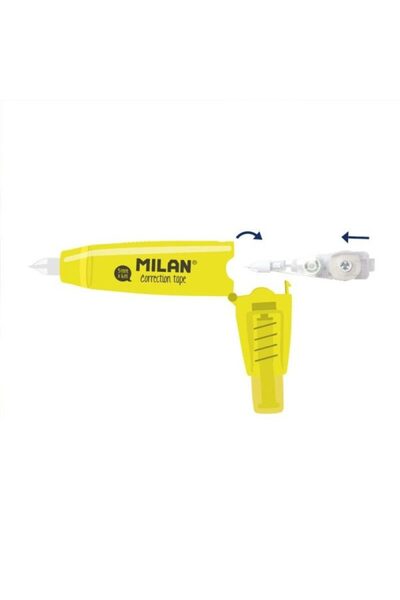 Milan Bandă corectoare Milan, culoare multicoloră, material plastic, dimensiune 5mm x 6m, 1 buc./set