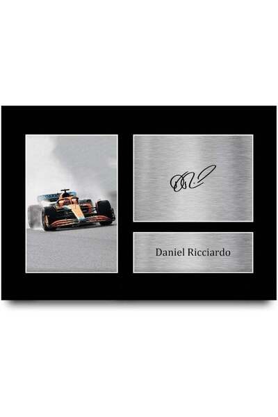 Emoda home Trove HWC Trading A4 Daniel Ricciardo Formula 1 Gifts Printed Sign...