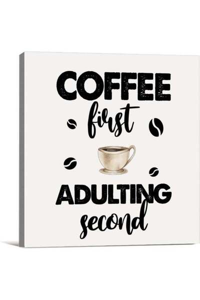 Emoda home Trove لوحة فنية جدارية مؤطرة من قماش القهوة المضحكة من هيجي، مقاس ...