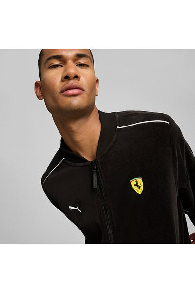 Puma Mens Scuderia Ferrari Race MT7+ Jacket - Black