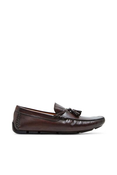 Steve Madden Mens Waisten Brown Loafers & Moccasins