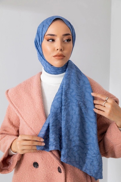 Silk Home Olinda Shawl - Indigo