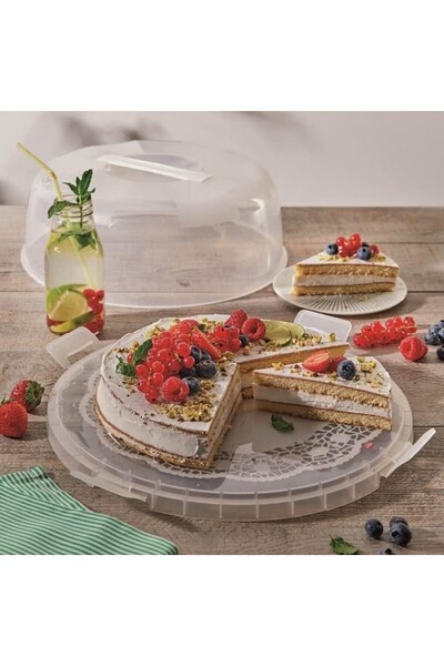 Snips Delice Cake Carrier with Tray & Dome – 28cm, Made in Italy