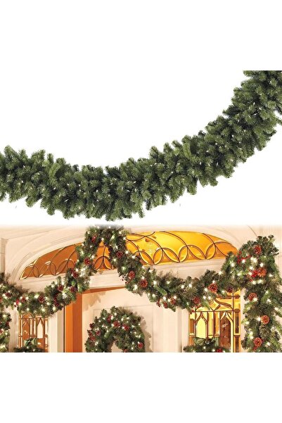 KORLEAND Ghirlanda Artificiala de Craciun 5,4m cu Crengute de Brad Verde Austria