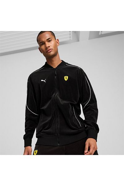 Puma Mens Scuderia Ferrari Race MT7+ Jacket - Black