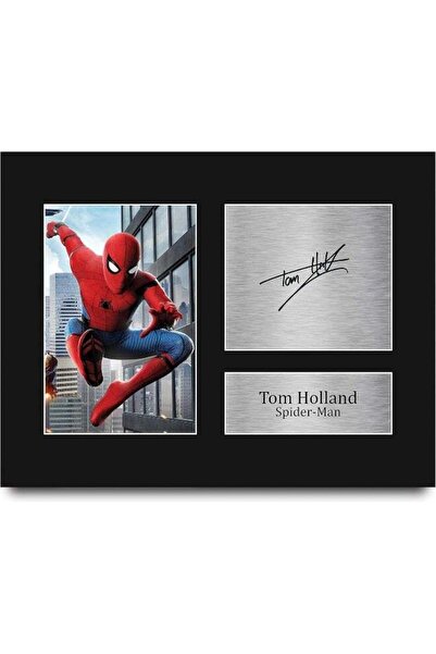 Emoda home Trove هدية توم هولاند USL مطبوعة وموقعة بتوقيع سبايدرمان هدايا طبا...