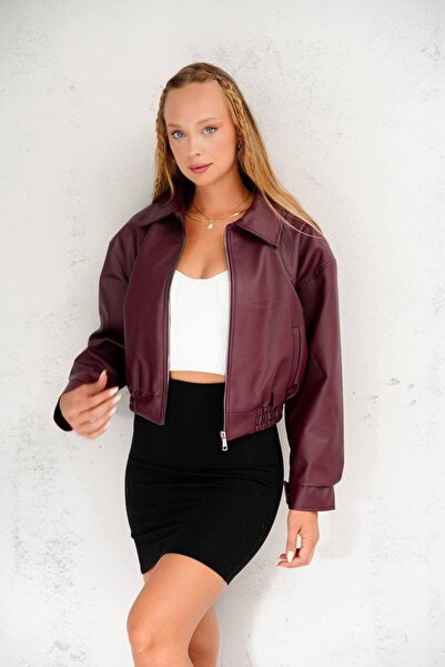 franky B Balloon Sleeve Oversized Women's Jacket
