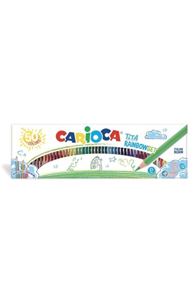 carioca Creioane colorate, material lemn, 50 buc.