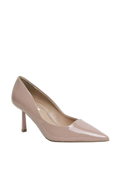 Steve Madden Womens Brynnn Nude Patent Heels