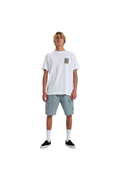 BİLLABONG Ανδρικό λευκό μπλουζάκι Stamp Ss ΑΝΔΡΙΚΟ ΜΠΛΟΥΖΑ EBYZT00293