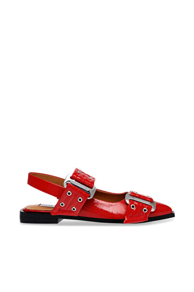 Steve Madden Womens Grand Ave Red Flat Sandals