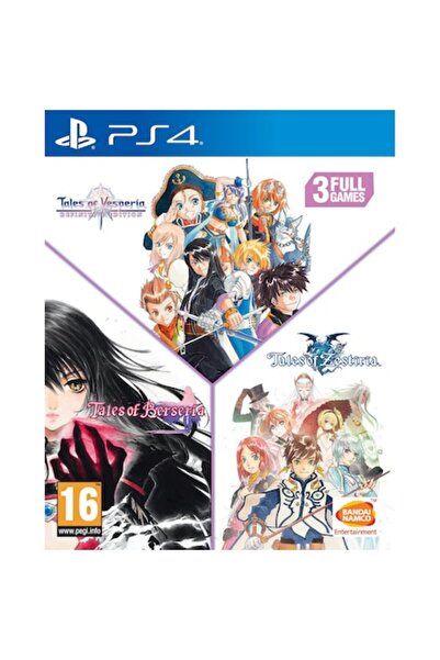 Bandai Namco Entertainment Joc BUNDLE Tales of Vesperia Definitive Edition + Tales of Zestiria + Tales of Berseria pentru PlayS