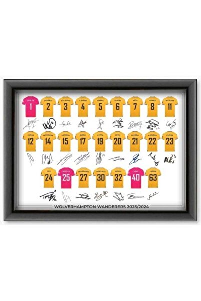 Emoda home Trove ملصق فريق ولفرهامبتون واندررز إف سي الموقع من آفا ديلان - تشكيلة كاملة لموسم 2023-2024 A3