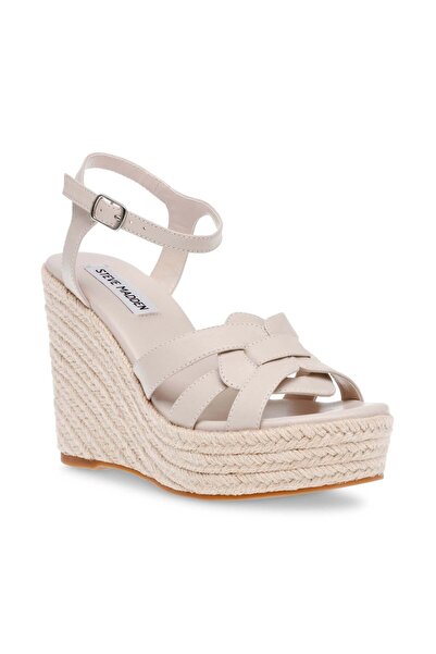 Steve Madden Womens Witty Beige Heels
