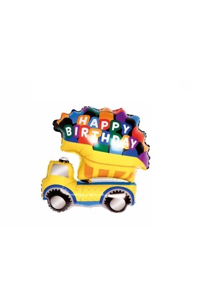 SDX Market Figurină din balon folie de aluminiu Camion, 72 cm x 54 cm