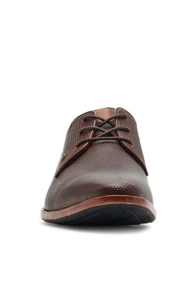 Steve Madden Mens Gabai Brown Leather Formal Shoes