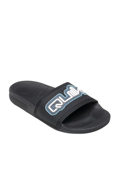 Quiksilver Rivi Wordmark Slide Ii Boy's Black Slippers Boy's Slippers Aqbl100595