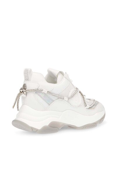 Steve Madden white women's's flat-sports sneakers