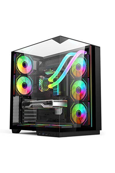 XASER Queen X4 Ryzen 5 7500F 32GB Ram 1TB M.2 NVMe SSD 16GB RTX5060 Ti Sıvı Soğutmalı Oyuncu Bilgisa