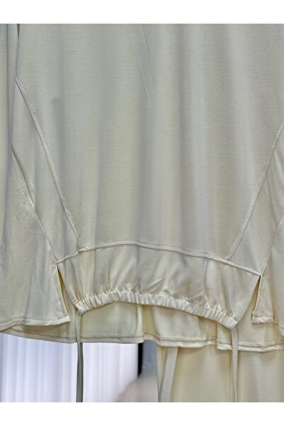 BENAHOLL Lororia Lace-Up Single Jersey Pants Suit-Nl569 Yellow