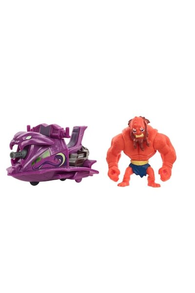 mattel Set 2 Figurine Masters of Universe Eternia Minis Beast Man & War Sled, 19x19cm