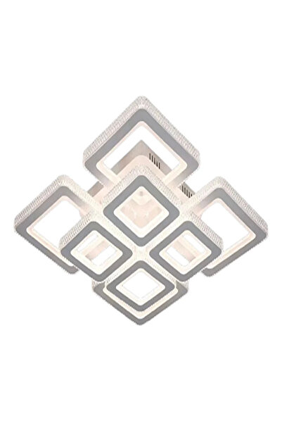 LED CONCEPT LED chandelier with 3 light types and remote control, 400W, dimmable, white