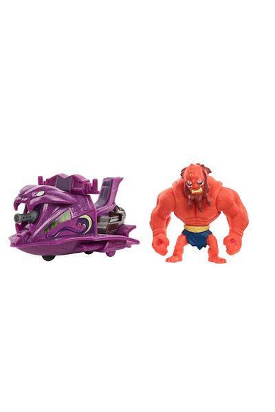 mattel Set 2 Figurine Masters of Universe Eternia Minis Beast Man & War Sled, 19x19cm