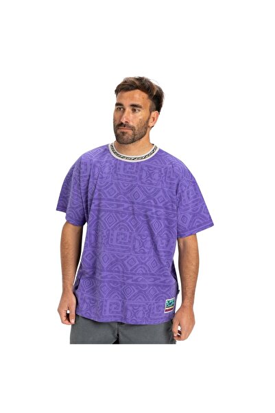 Quiksilver Global Heat Ss Tee Men's Casual T-Shirt Eqykt04365 Purple