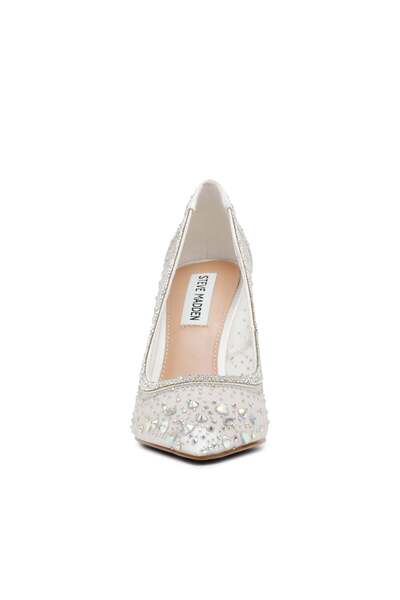 Steve Madden Womens Encaged Ivory Heels
