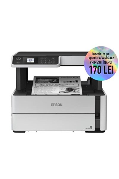 EPSON Multifunctional EcoTank ET-M2170 Inkjet, A4, Monochrome, Wi-Fi, Network, USB, LCD